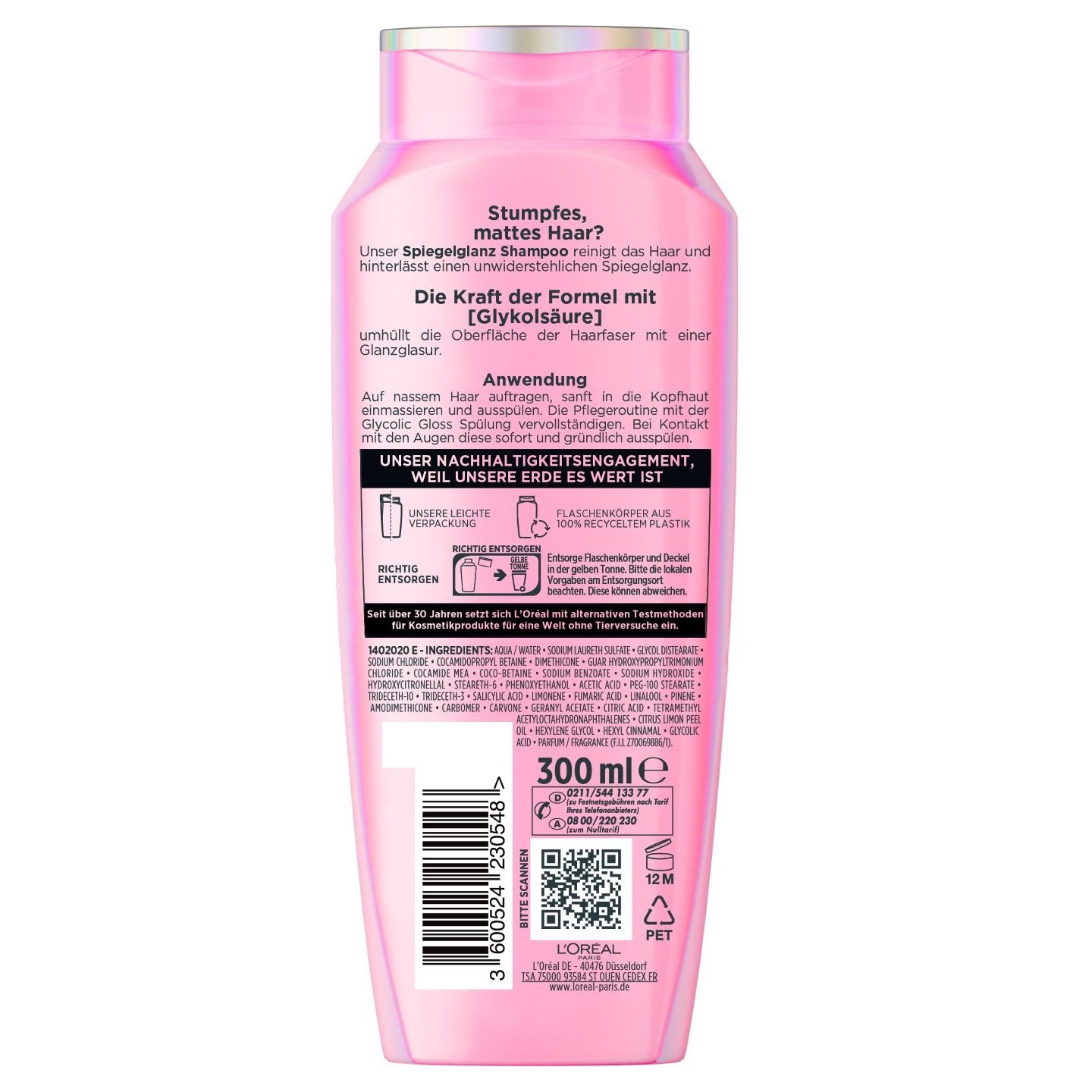 250916 Glycolic Gloss Spiegelglanz Shampoo 7